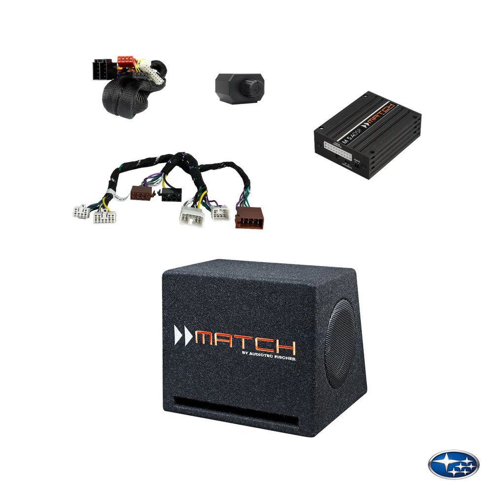 Subaru Forester Hybrid L S5 hidden subwoofer DSP amplified package – MC Audio Sydney