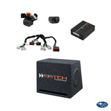 Subaru Forester Hybrid L S5 hidden subwoofer DSP amplified package – MC Audio Sydney