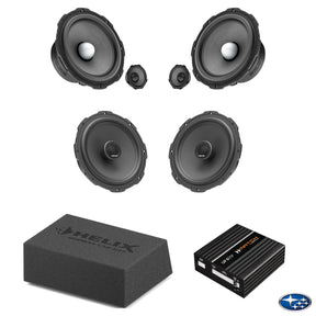 HELIX Ci5 speaker and subwoofer DSP amplified upgrade package for Subaru Outback – MC Audio Sydney
