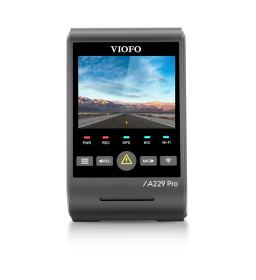 VIOFO A229 PRO 1CH Single Channel 4K HDR Front Dashcam System with Sony STARVIS 2 Sensor