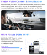 VIOFO A229 PRO 1CH Single Channel 4K HDR Front Dashcam System with Sony STARVIS 2 Sensor