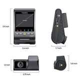 VIOFO A329S 2CH Dual Channel 4K 60FPS Front + 2K Rear HDR Dashcam System with Dual Sony STARVIS 2 Sensors