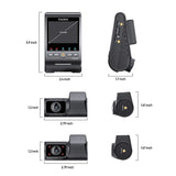 VIOFO A329S 3CH IR Triple Channel 4K Front + 2K Rear + 2K Panoramic Fisheye Cabin HDR Dashcam System with Triple Sony STARVIS 2 Sensors