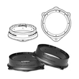 HELIX FlexMount CFMK165 top view 6.5 inch speaker mounting adapter – by MC Audio Sydney