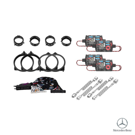 HELIX Ci3 DSP amplified speaker and subwoofer upgrade for Mercedes-Benz C-Class W205 Burmester – MC Audio Sydney