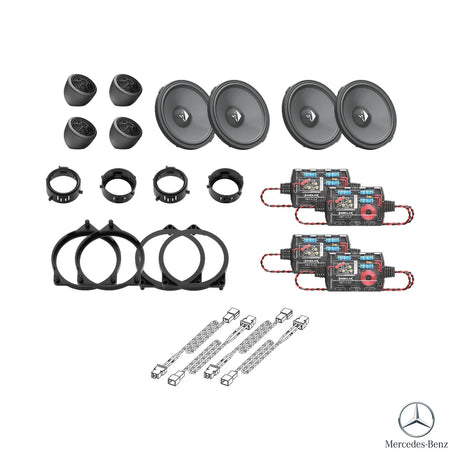 HELIX Ci3 plug and play speakers for Mercedes-Benz C-Class W205 Burmester audio – MC Audio Sydney