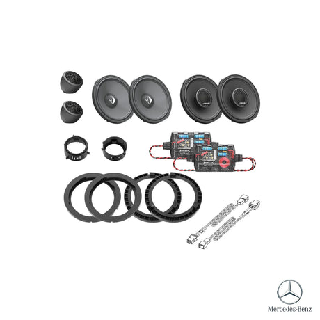 HELIX Ci3 plug and play speakers for Mercedes-Benz C-Class W206 OEM audio – MC Audio Sydney