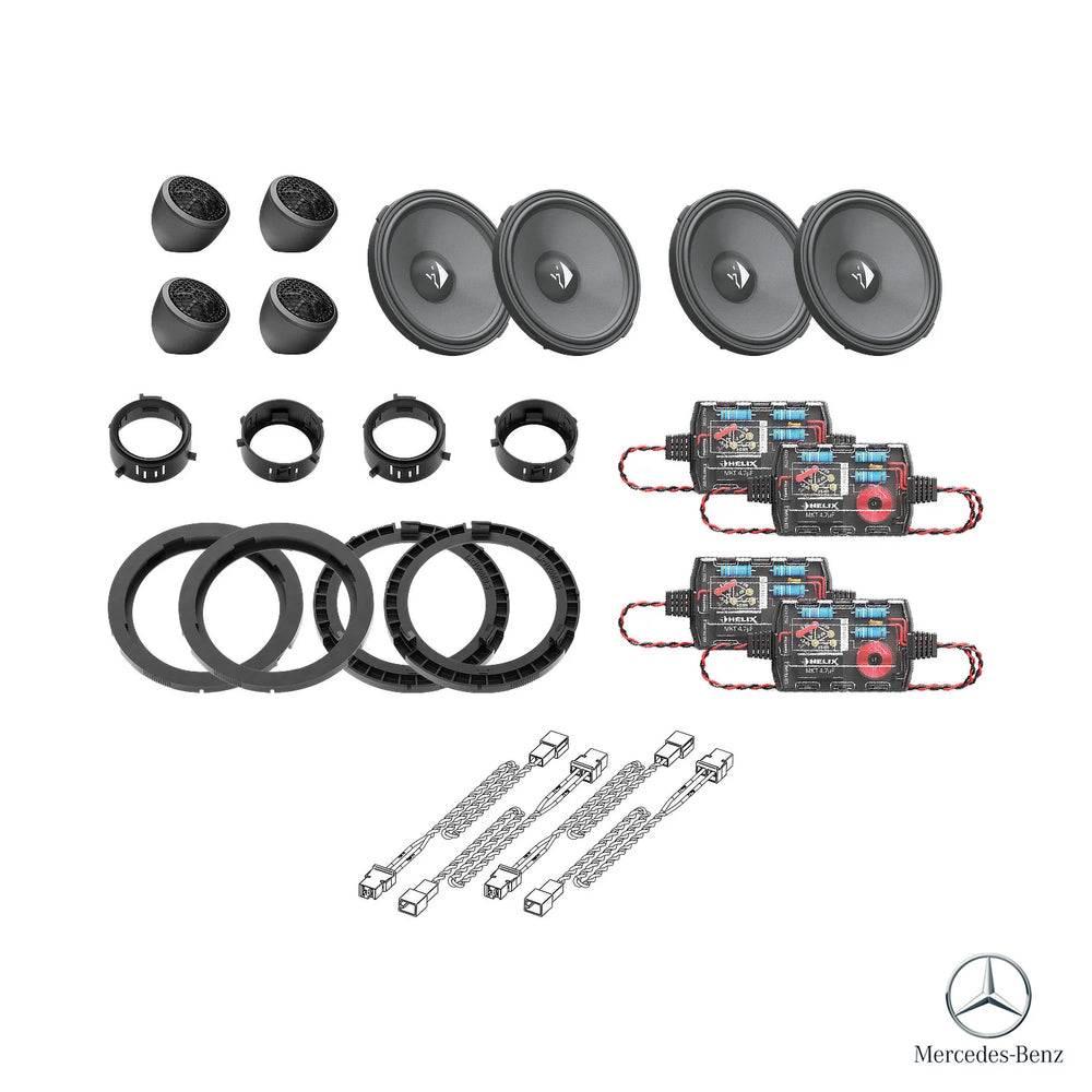 HELIX Ci3 plug and play speakers for Mercedes-Benz C-Class W206 Burmester audio – MC Audio Sydney