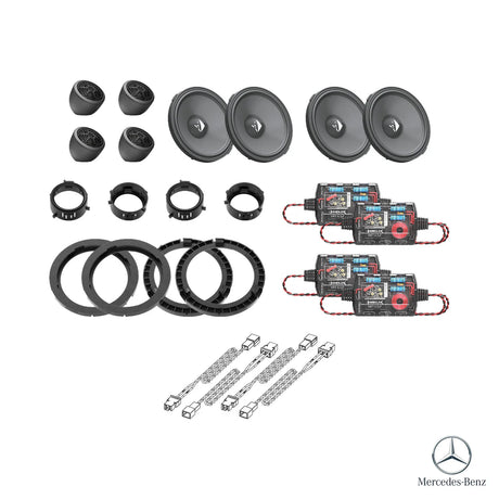 HELIX Ci3 plug and play speakers for Mercedes-Benz C-Class W206 Burmester audio – MC Audio Sydney