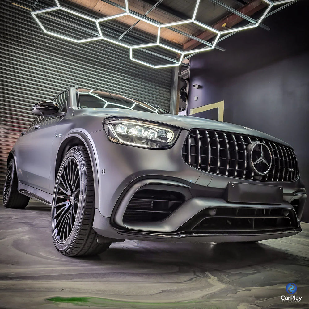 HELIX Ci3 Mercedes GLC X253 OEM speaker replacement kit with installation accessories – MC Audio Sydney
