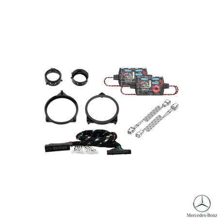 HELIX Ci3 DSP amplified front speaker and subwoofer upgrade for Mercedes W213 Facelift MBUX Burmester – MC Audio Sydney