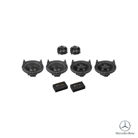 MATCH UP PnP plug and play speaker kit for Mercedes GLC X253 factory audio upgrade – MC Audio Sydney