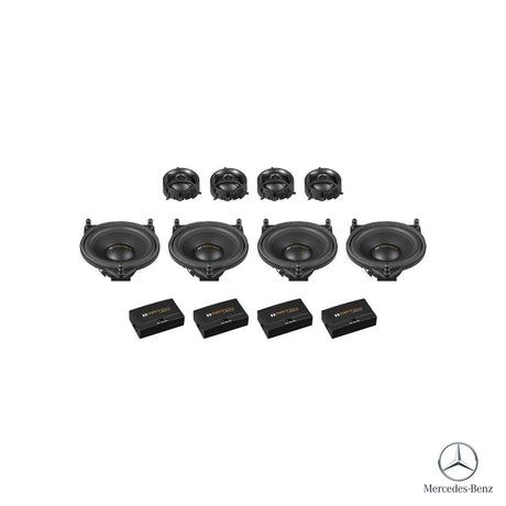 MATCH UP PnP plug and play speaker upgrade for Mercedes-Benz C-Class W205 Burmester OEM audio – MC Audio Sydney