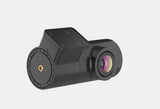 BlackVue ELITE8 2CH rear camera angled view showing the lens, mounting bracket and compact cylindrical housing