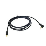 BlackVue rear camera coaxial video cable shown coiled with compact connectors for compatible 2CH dash cam systems