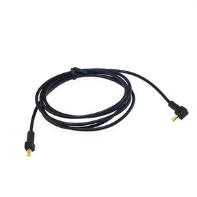 BlackVue rear camera coaxial video cable shown coiled with compact connectors for compatible 2CH dash cam systems