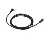 BlackVue rear camera coaxial video cable shown fully laid out with connectors at both ends for 2CH dash cameras