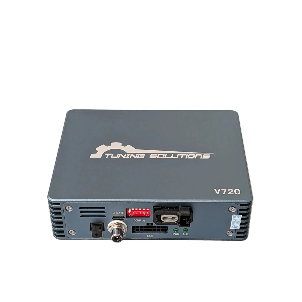 Eway Tech EW-BZMO-V720 input panel with MOST150 fibre connector, coaxial input and configuration controls