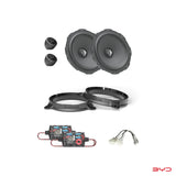 HELIX Ci3 front speakers, tweeters, crossovers and FlexMount adapters for the BYD Seal upgrade package