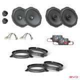 HELIX Ci3 speakers, crossovers, wire kits and FlexMount adapters for the BYD Seal speaker upgrade package