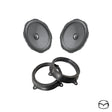 HELIX Ci3 8-inch front component speakers with FlexMount adapters for compatible Mazda models with BOSE audio