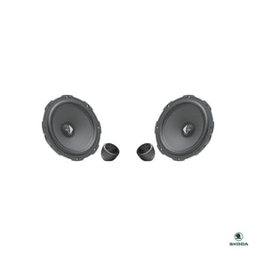 HELIX Ci3 front component speakers and tweeters for the Skoda Kodiaq 2024-on front speaker upgrade