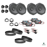 HELIX Ci3 speakers, crossovers, FlexMount adapters and wire kits for the Skoda Octavia IV upgrade package