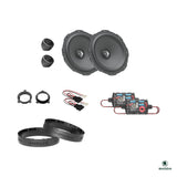 HELIX Ci3 front speakers, crossovers and FlexMount adapters for the Skoda Octavia IV upgrade package