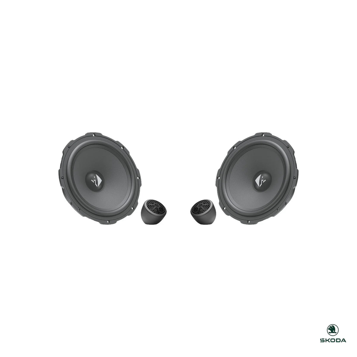 HELIX Ci3 front component speakers with tweeters for the Skoda Octavia IV front speaker upgrade