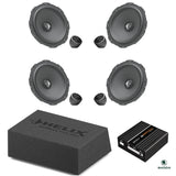 HELIX Ci3 front and rear speakers, loaded subwoofer and DSP amplifier for the Skoda Octavia IV upgrade