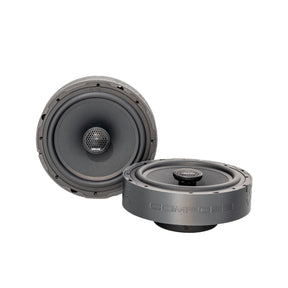 HELIX Ci3 6.5-inch 3Ω Type 1 coaxial speakers with vehicle-specific adapters for compatible Škoda models