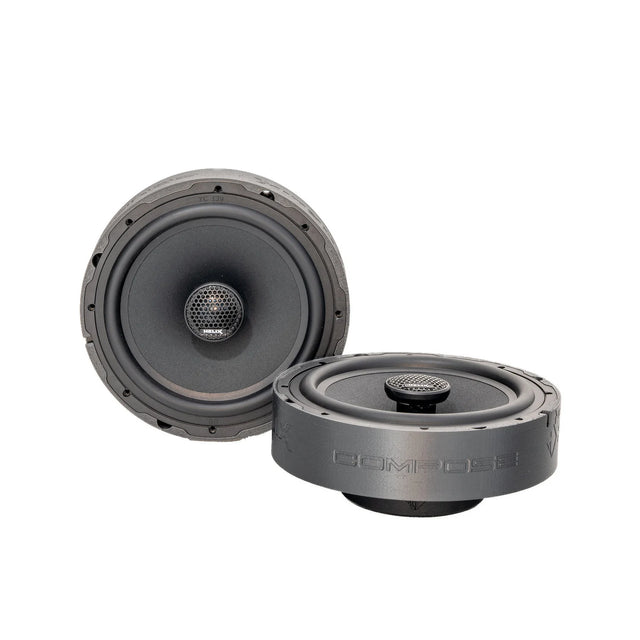 HELIX Ci3 6.5-inch 3Ω Type 1 coaxial speakers with vehicle-specific adapters for compatible Škoda models