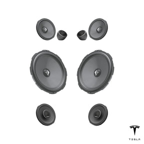 HELIX Ci3 front and rear speaker set for Tesla Model 3 SR/SR+ with Intel and AMD systems
