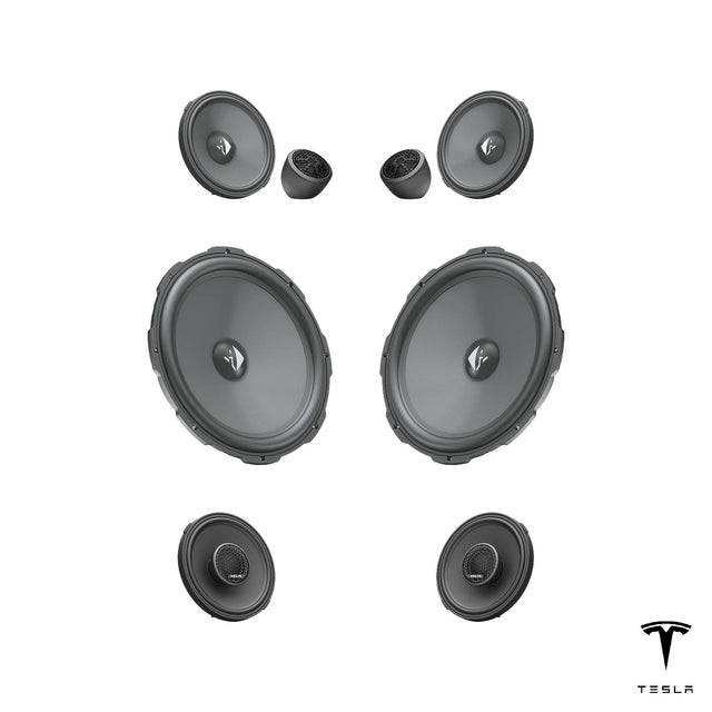 HELIX Ci3 front and rear speaker set for Tesla Model 3 SR/SR+ with Intel and AMD systems