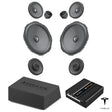 HELIX Ci3 speakers, loaded subwoofer and MATCH UP 10DSP for Tesla Model Y Juniper with AMD Ryzen