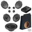 HELIX Ci3 front and rear speakers, subwoofer and DSP amplifier for Toyota Hilux N80 with S/PDIF interface