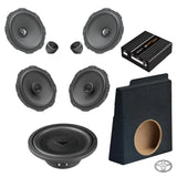 HELIX Ci3 front and rear speakers, subwoofer and DSP amplifier for the Toyota Hilux N80 audio upgrade