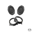 HELIX Ci5 front component speakers with FlexMount adapters for compatible Mazda models with BOSE audio