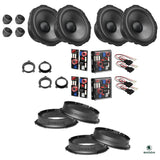 HELIX Ci7 speakers, crossovers and FlexMount adapters for the Skoda Kodiaq 2024-on upgrade package
