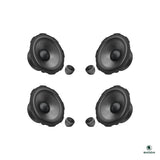 HELIX Ci7 front and rear component speakers with tweeters for the Skoda Octavia IV speaker upgrade