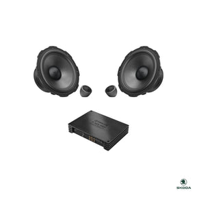 HELIX Ci7 front component speakers with DSP amplifier for the Skoda Octavia IV audio upgrade