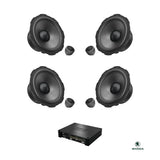 HELIX Ci7 front and rear component speakers with DSP amplifier for the Skoda Octavia IV audio upgrade