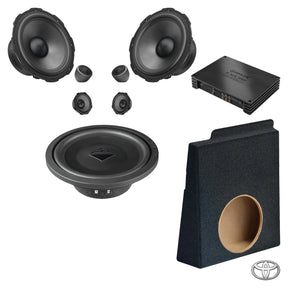 HELIX Ci7 front speakers, subwoofer and amplifier package for Toyota Hilux N80 with S/PDIF integration