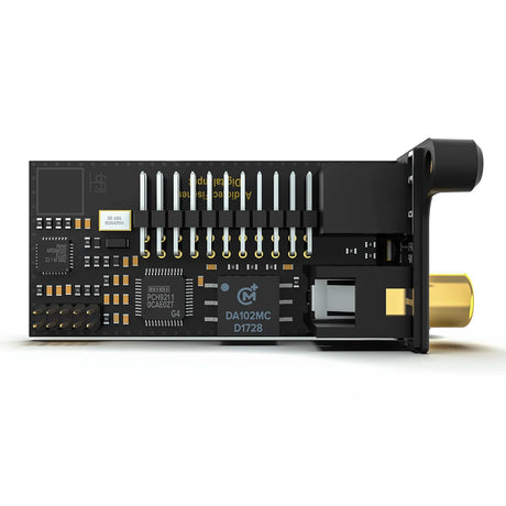 HELIX Extension Card 2.0 DIGITAL IN side view showing the circuit board and digital input connectors