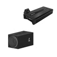 HELIX IK EB6.1 SVC2 6-inch ported subwoofer enclosure with AMPLIFY 201 mono amplifier and remote control