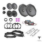 HELIX Ci3 speakers, FlexMount adapters, crossovers and wiring for the Tesla Model 3 SR/SR+ upgrade package