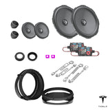HELIX Ci3 front speakers, FlexMount adapters, crossovers and wire kits for the Tesla Model X 60D/75D package