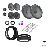HELIX Ci3 speakers, FlexMount adapters and wiring for the Tesla Model X 90D/100D Premium Audio upgrade package