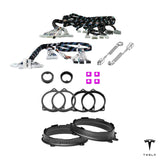 Tesla Model Y Juniper T-harness, V EIGHTEEN extension and FlexMount adapters for the HELIX Ci3 DSP upgrade