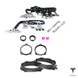 Radio-specific T-harness and FlexMount adapters for the Tesla Model Y Juniper HELIX Ci3 DSP upgrade